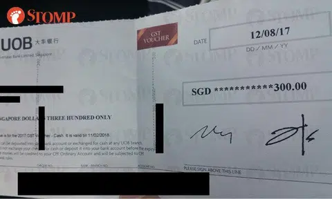Did you drop a cheque for $300 at Jurong West market?