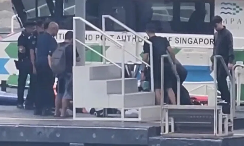 The Singapore Civil Defence Force said it received a call for assistance at 31 Marina Coastal Drive at around 2.15pm on June 18. Photo: The Straits Times