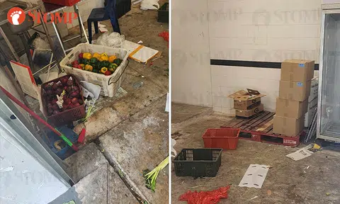 sengkang resident concerned of food stored in bin centre