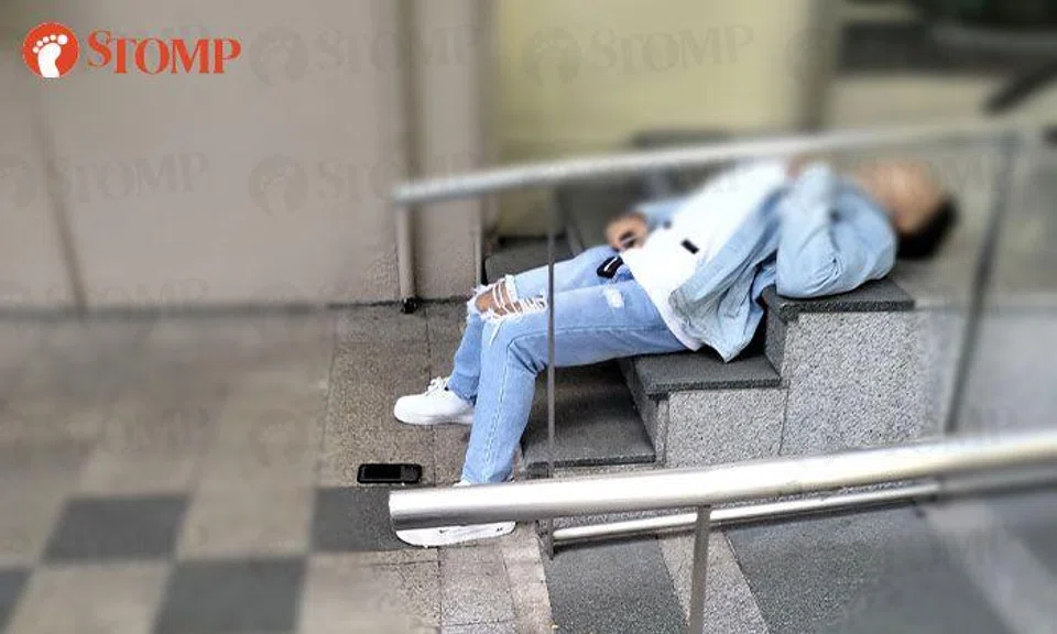 Drunk man lying outside Orchard Towers looks like scene from The Matrix, says Stomper