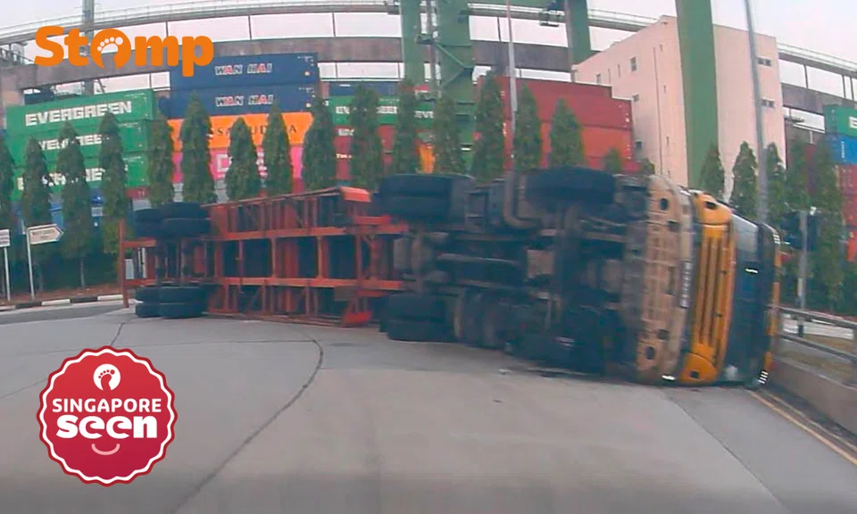 Trailer driver assisting with police investigations after accident in West Coast