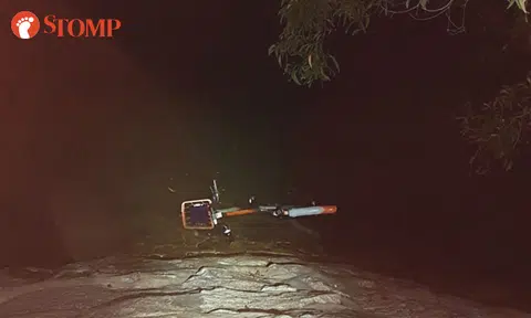 This Mobike doesn't belong in the sea
