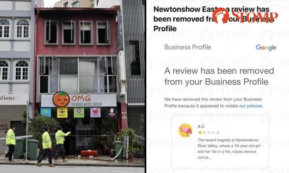 Kids' camp at River Valley shophouse where fire killed girl, 10, allegedly 'attacked' by negative reviews online