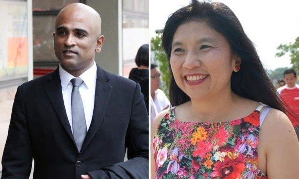 M. Ravi (left) and Jeannette Chong-Aruldoss (right). PHOTOS: ST FILE