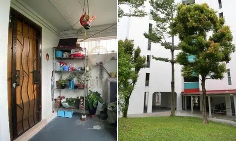 The grandfather was found in a flat at Block 363 Bukit Batok Street 31 while the girl was found.on a grass patch beside Block 115 Bukit Batok West Avenue 6. Photos: The Straits TImes