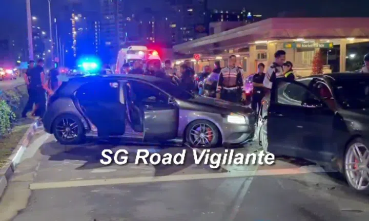 Teen, 17, arrested after colliding with 5 vehicles during dramatic police chase from Paya Lebar to Marine Parade