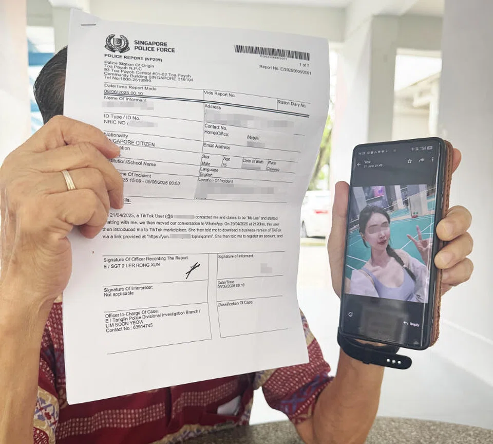 He made a police report