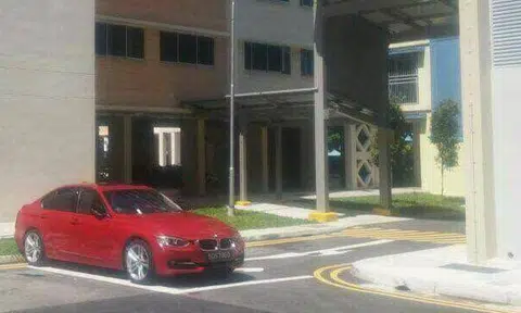 Behold, the biggest parking idiot of them all
