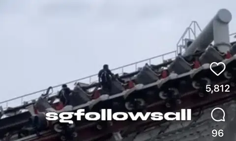 16 people guided down from stalled Battlestar Galactica ride at USS, no injuries reported