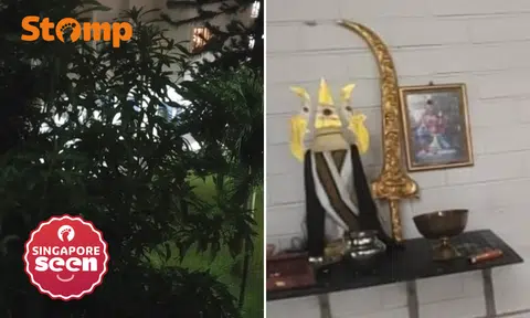 Serangoon North resident calls cops over loud music, concerned by 'weapon' outside flat