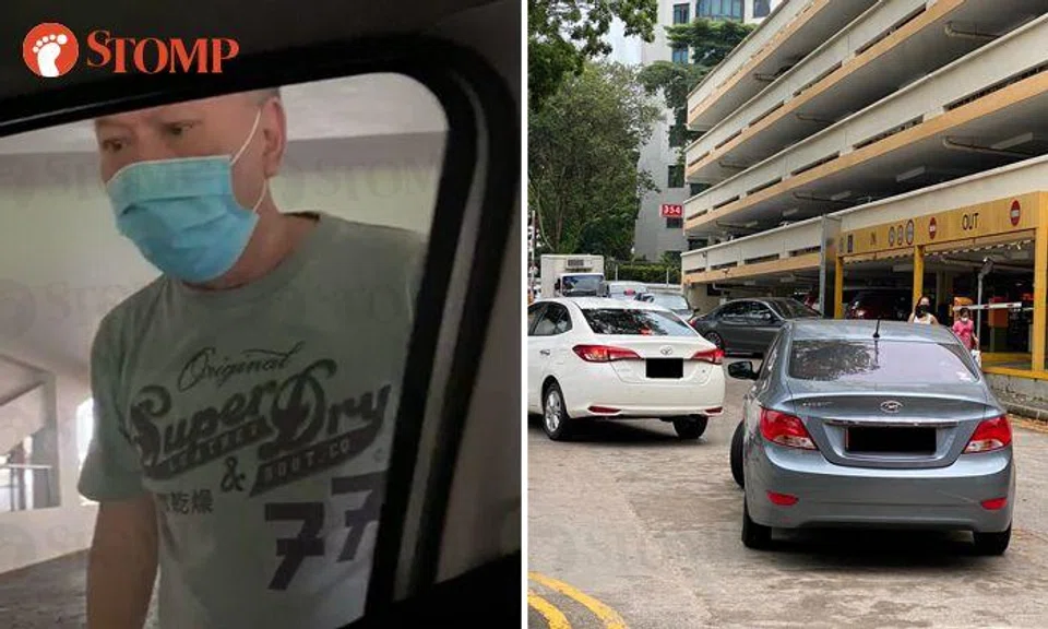 Driver hurls vulgarities at couple during 'standstill' in queue at Yuhua Place carpark