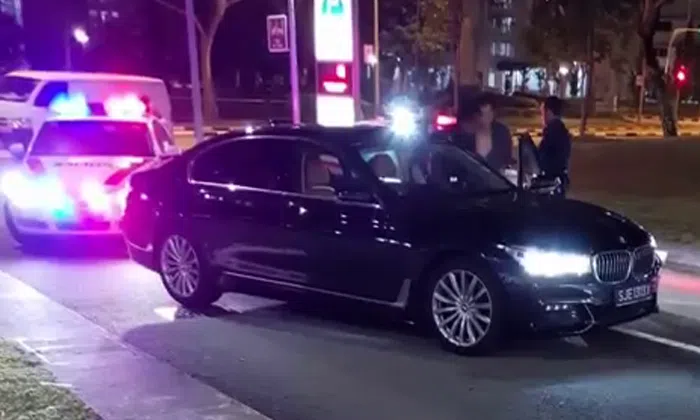 BMW driver arrested for dangerous driving after police chase from PIE ...