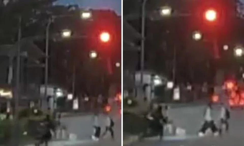 In a video of the accident posted on the SG Road Vigilante Facebook group, a PAB can be seen crossing the junction when the traffic light is still red. 