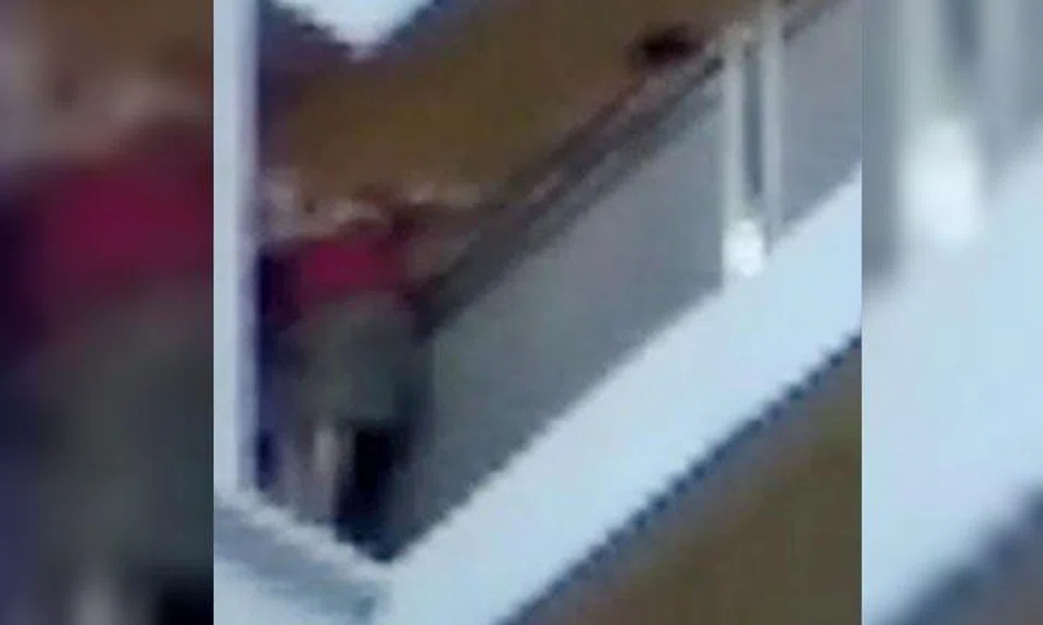 Elderly man stands on 11th-floor parapet at Eunos block, pulled back onto corridor by NUS student