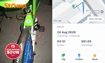 ‘Wasted my $1’, says Stomper after discovering Anywheel bicycle with padlock in Jurong West