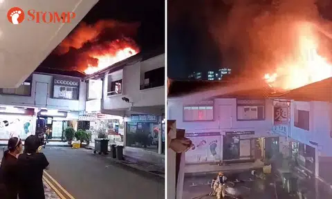 40 firefighters deployed to battle 'intense' blaze at Sembawang shophouse