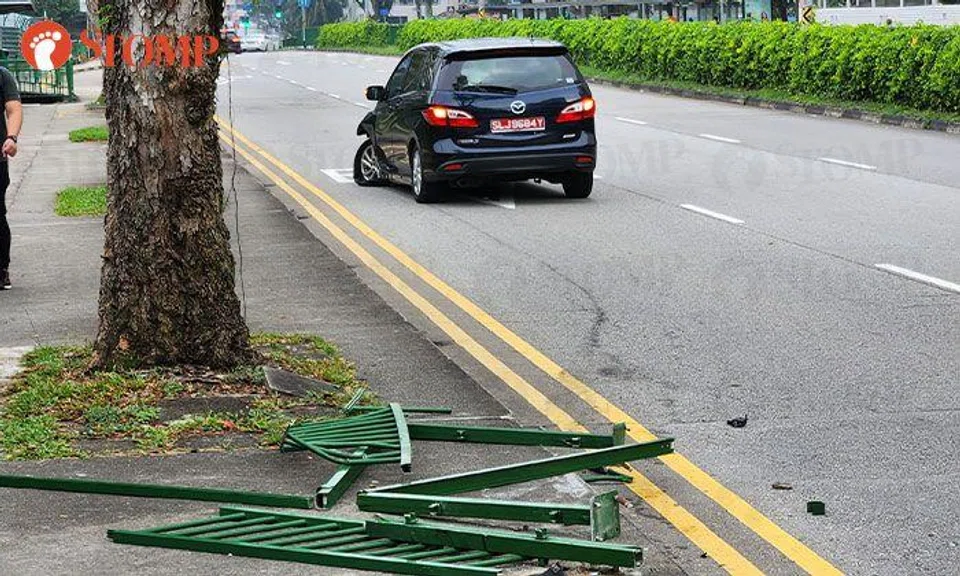 Driver, 38, assisting police with investigations after car crashes through railing at Toa Payoh