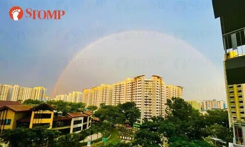 Singaporeans enjoy breathtaking view of double rainbow: 'It's a promise of sunshine after rain'