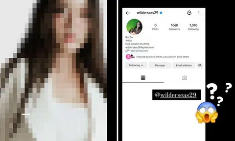 Rui En removes all posts from her Instagram account -- but it's not an April Fool's Day joke