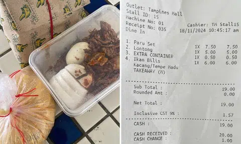 Man finds it fishy to be charged $6 for ikan bilis at Tampines Mall food court stall