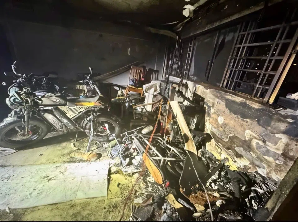 One of those taken to the hospital was discovered inside a bedroom.