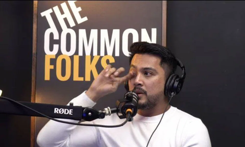 Aliff Aziz admitted he had come to the realisation that he could lose his family. PHOTO: THECOMMONFOLKS SG/YOUTUBE