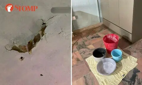 Family move out of 50-year-old flat as ceiling leaking water since 2022, HDB suing upstairs neighbour