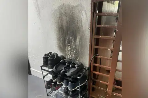 Man allegedly burns shoe rack outside Telok Blangah flat in lover's tiff with maid