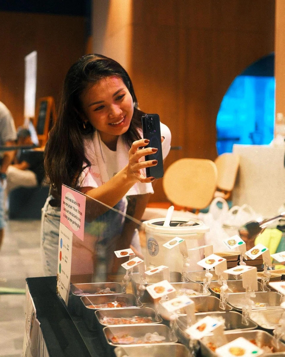 PointyRice founder Caitanya Tan at her pop-up cai fan stall in April.