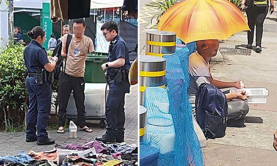 Yishun resident calls police on disabled man amid concerns over 'foreign beggar syndicate'