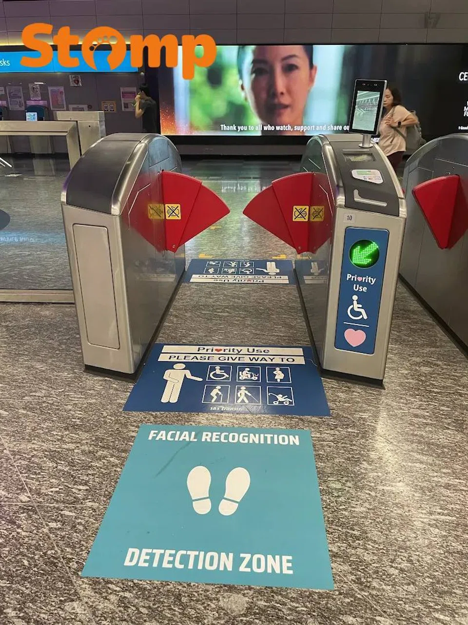 facial recognition device punggol coast mrt