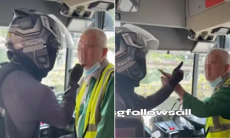 “I want to go home!” said a passenger during the dispute.