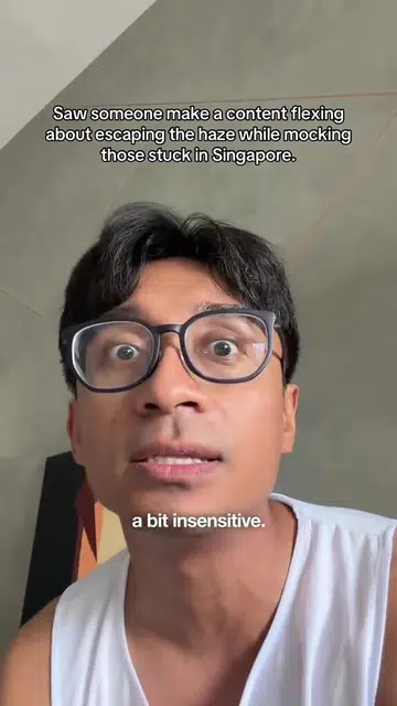 tiktoker apologises after escaping from haze