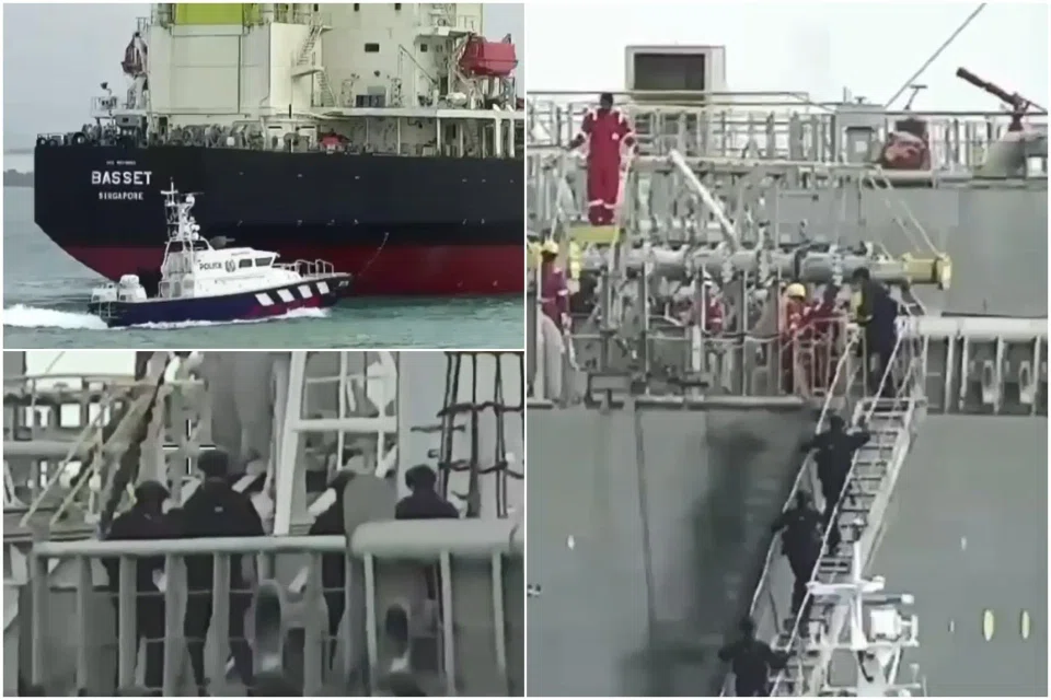 After two hours of sweeping the entire tanker, no perpetrators were found on board.