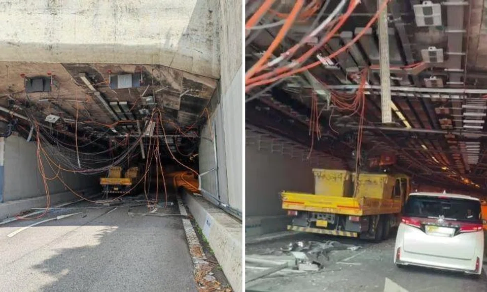 Man arrested after driving overheight vehicle with crane into CTE tunnel and damaging ceiling