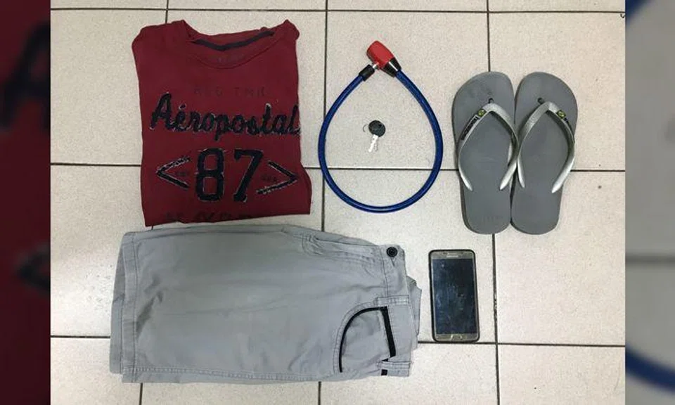 Items seized as case exhibits 