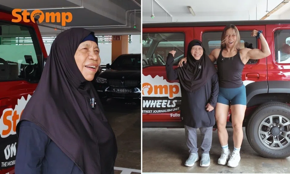 rosemina hamzah deadlift grandma fitness