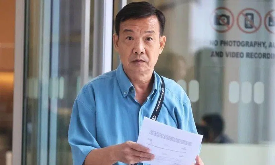 Zhou Hongwei, 57, was charged with urinating in front of the passenger service centre at Potong Pasir MRT station on Jan 13 at around 7.30pm.