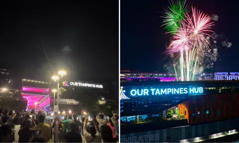 New Year's Eve crowds outside Our Tampines Hub miss 'anticlimactic' fireworks display