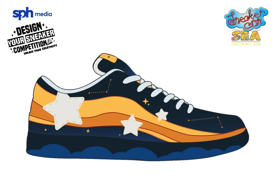 dlsneaker05 - Design 10 submitted by Low Li Ching Credit: Design Your Sneaker Competition