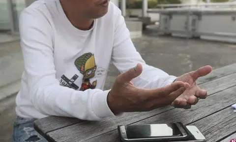 The man said that he regretted his actions, after losing $8,000 in a week. PHOTO: LIANHE WANBAO