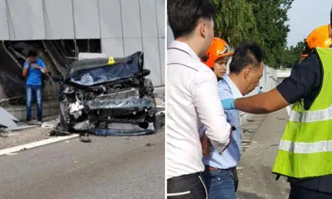 Merc driver charged with causing death in AYE accident: His business has been slow of late, says office neighbour