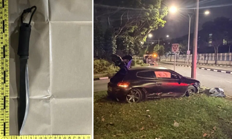 Man abducted after parang threat, vehicle crashes during police chase