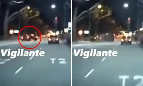 Car flips over and spins after colliding with another at Airport Boulevard
