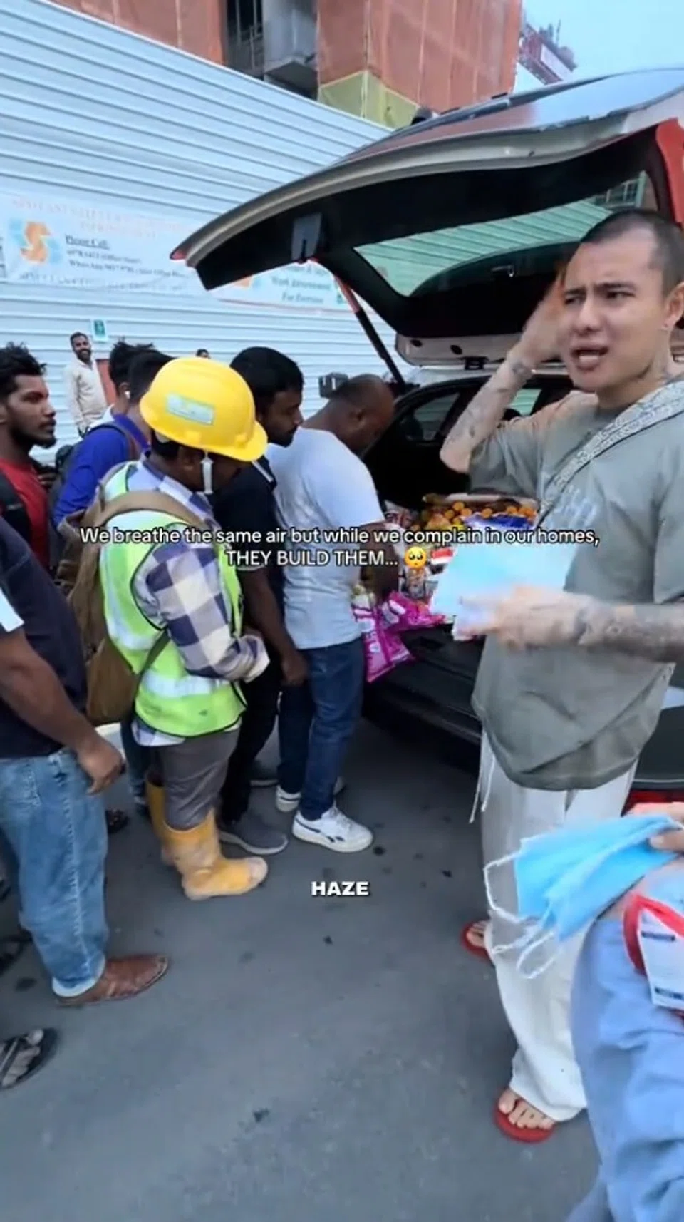 Kindness for migrant workers amid haze | Stomp