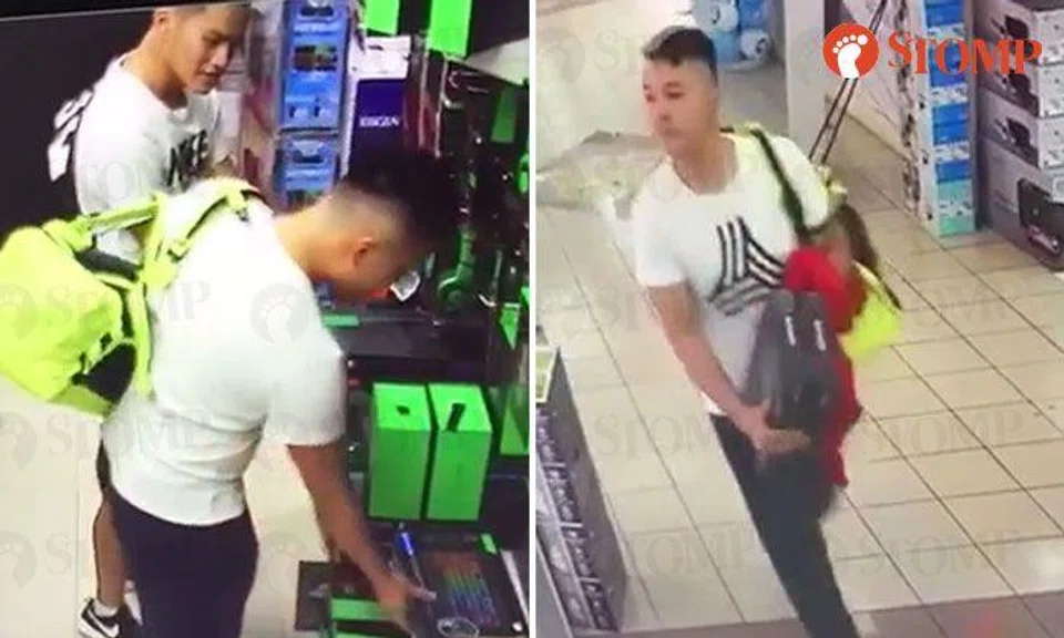 M'sian Stomper looking for 2 guys who took $560 worth of computer products from JB's Danga City Mall store