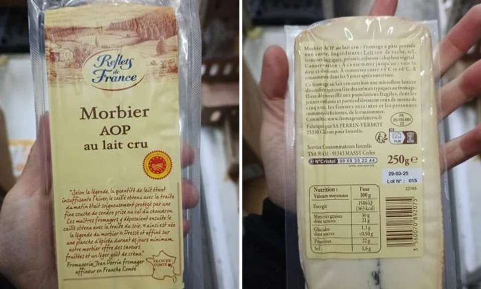 Raw milk cheese from France recalled due to possible presence of bacteria
