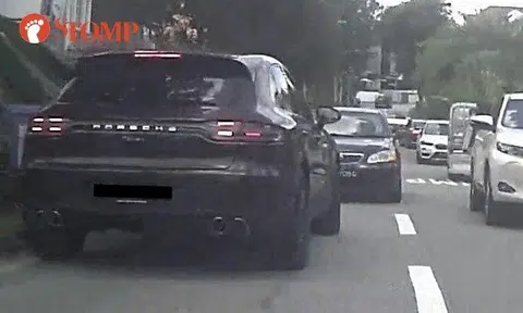Stomper GP shared dash cam footage of the incident at Poh Huat Road near the junction with Kang Choo Bin Road.