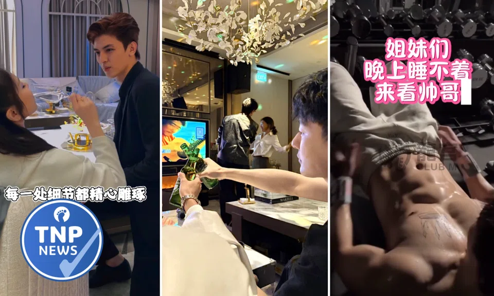 "Ladies, can't sleep at night? Come look at handsome guys," Club M wrote in one of its Instagram videos. 