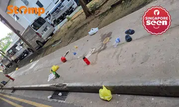 Stomper feels sorry for cleaner who has to clear litter outside Woodlands workers’ dorm daily